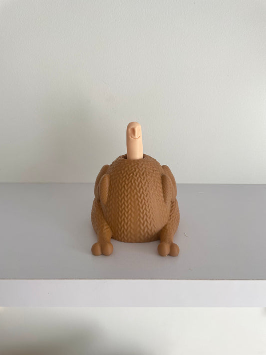 Mr. Nice Turkey - 3D Printed Prank Turkey Figurine with a Twist - GoodBuy.ai