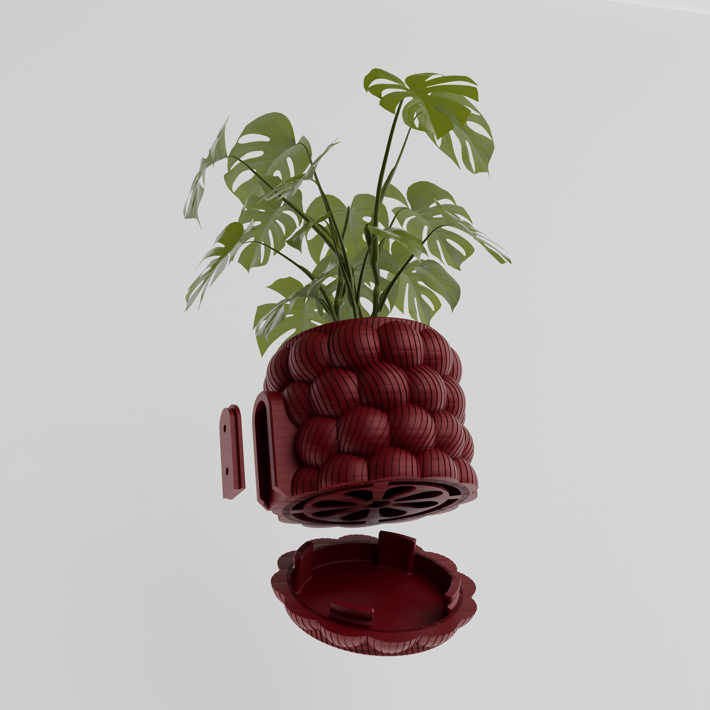 GoodBuy.ai 3D Printed Wall Pot - Elegant Home Décor Accent Piece