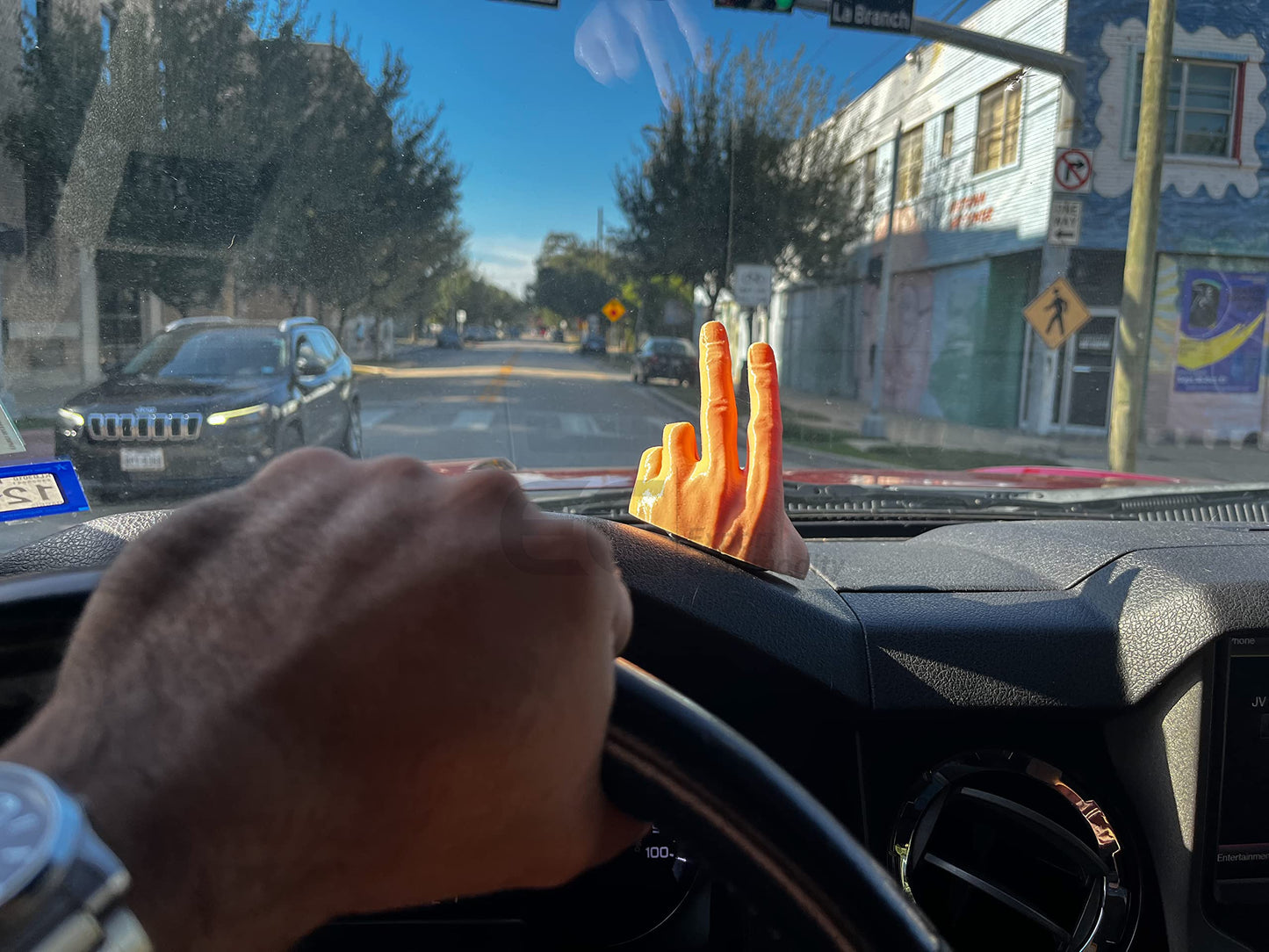 Made in USA 2-Finger Waving Hand Salute Lazy Waver Compatible with Jeep Gladiator for JeepWave Cherokee for Dash Hand Wave 3D Printed