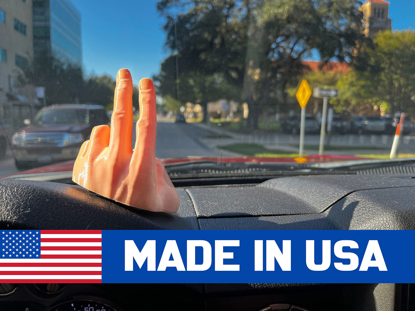 Made in USA 2-Finger Waving Hand Salute Lazy Waver Compatible with Jeep Gladiator for JeepWave Cherokee for Dash Hand Wave 3D Printed