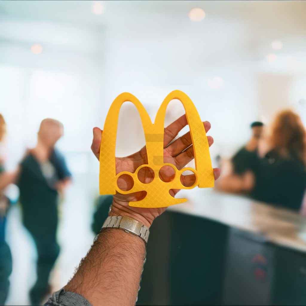 The McFindOut by GoodBuy.ai - 3D Printed McDonald's-Inspired Novelty Toy