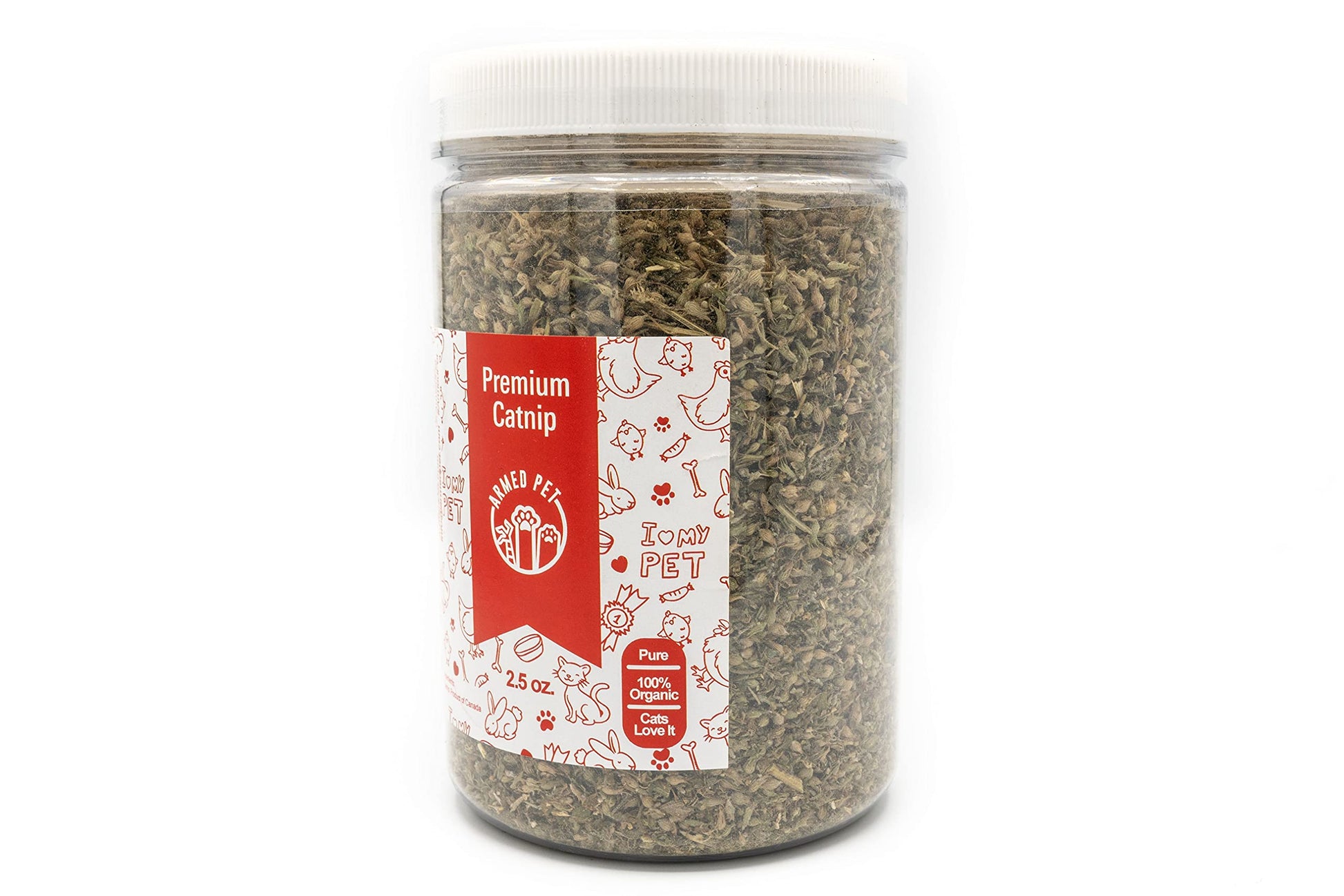 ArmedPet Premium Catnip, Infused with Essential Organic Potent Nepetalactone Cat Nip Treats 2.5 oz - GoodBuy.ai