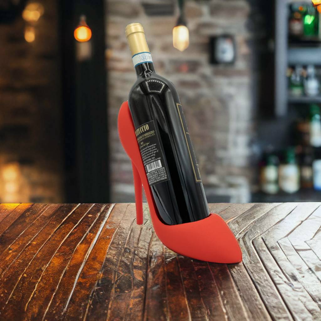 High Heel Wine Bottle Holder - Made in America - GoodBuy.ai