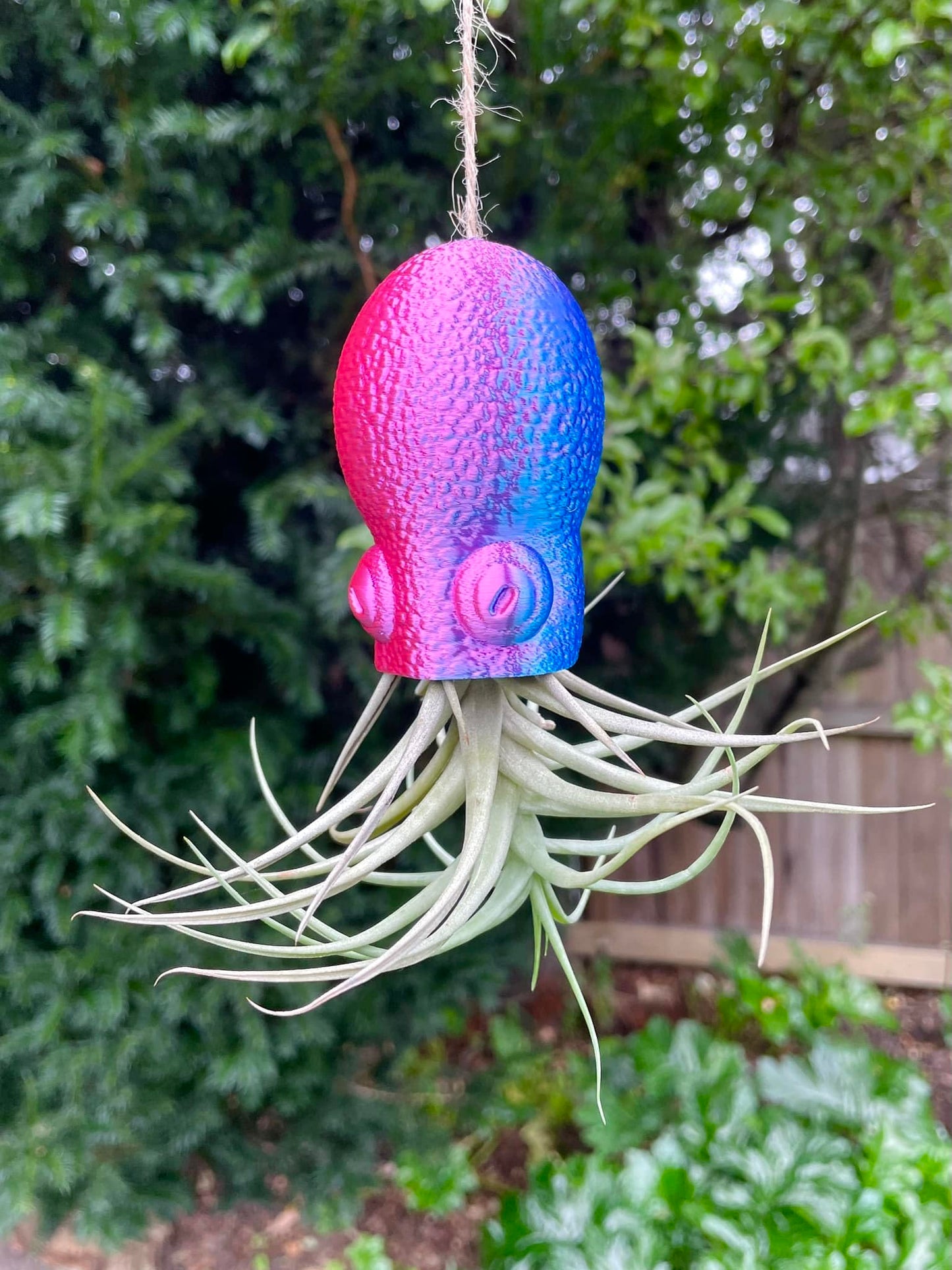 Tentacle Tranquility: 3D Printed Octopus Hanging Planter - Your Botanical Buddy - GoodBuy.ai