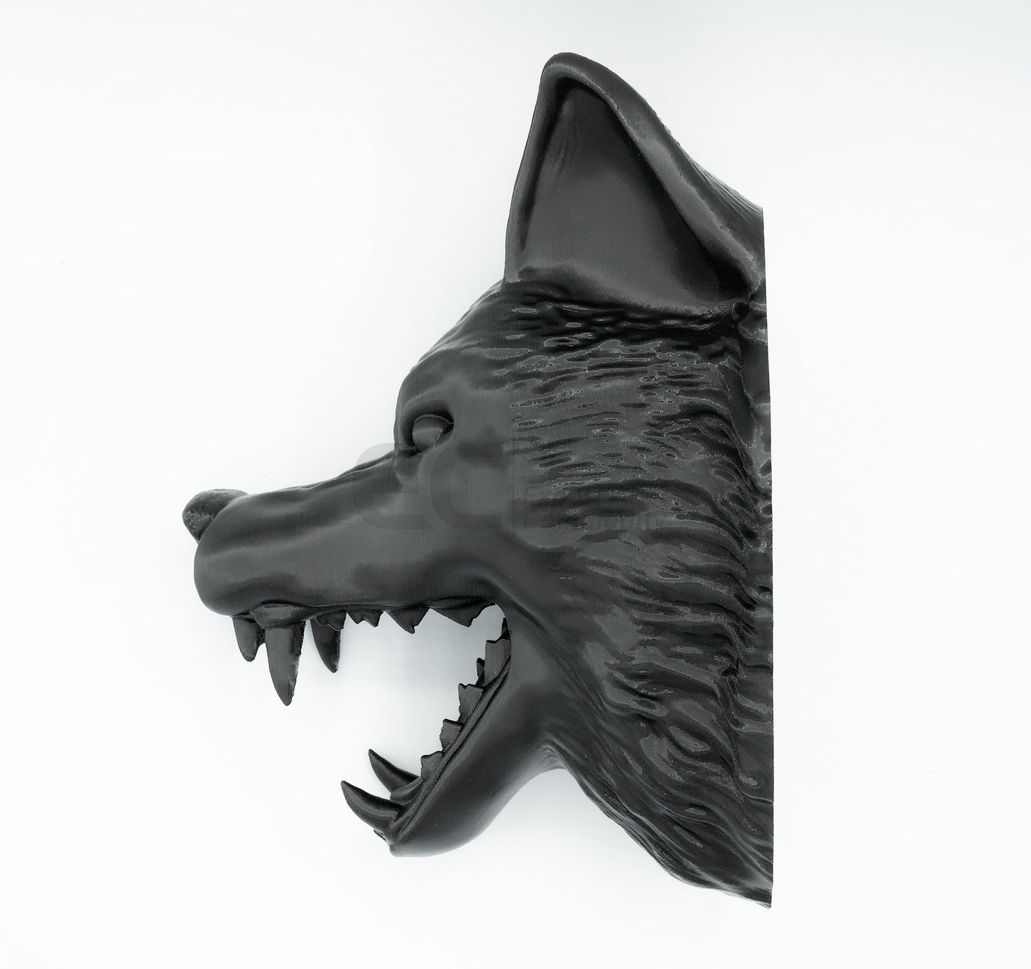 Lone Wolf Wall Companion: 3D Printed Wolf Head Wall Mount - GoodBuy.ai