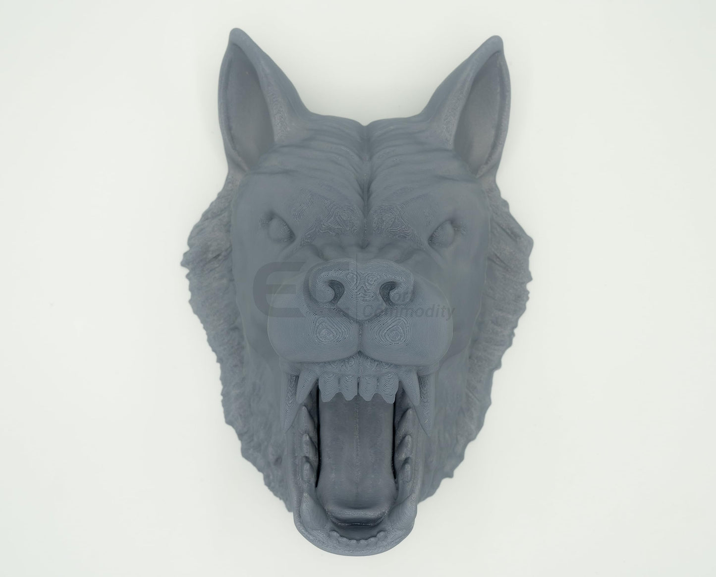 Lone Wolf Wall Companion: 3D Printed Wolf Head Wall Mount - GoodBuy.ai