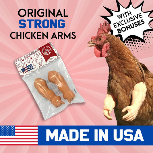 As Seen On FB Strong Chicken Arm Armed Chicken Meme Chicken Arm For Chickens Black Friday - GoodBuy.ai