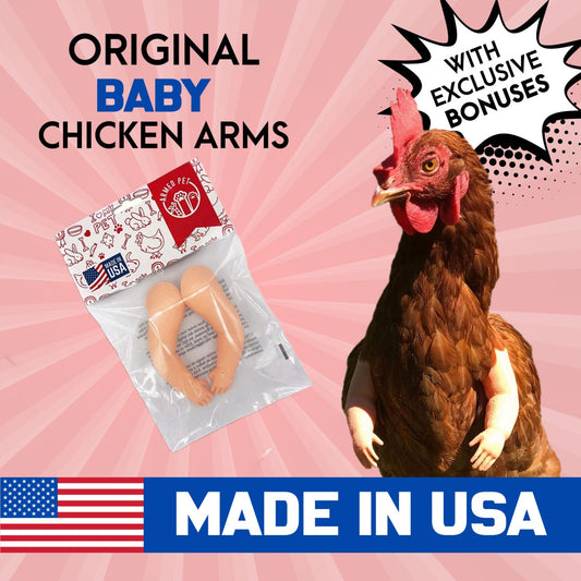 Baby Chicken Arm For Chickens As Seen On FB Chicken Arm Armed Chicken Armed Pet - GoodBuy.ai