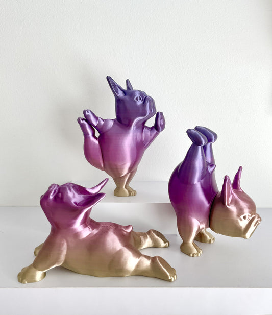 Boston Terrier Delight: Adorable 3D Printed Display – Decorative Gift - GoodBuy.ai