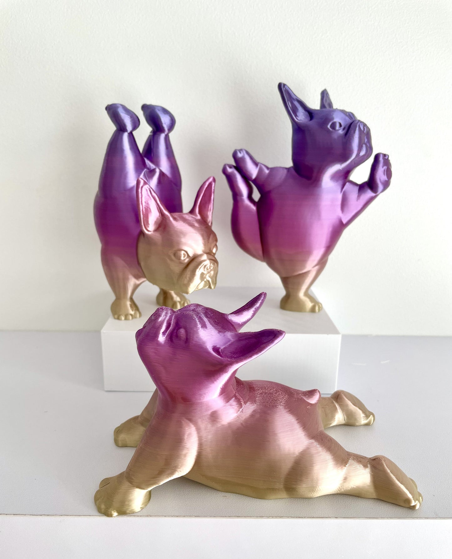 Boston Terrier Delight: Adorable 3D Printed Display – Decorative Gift - GoodBuy.ai