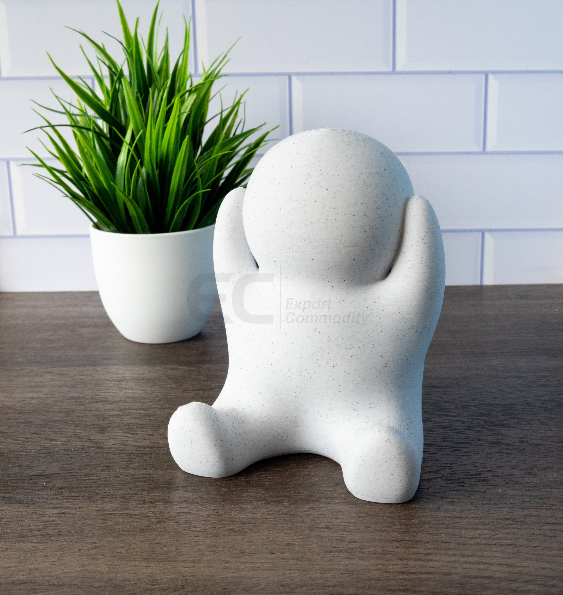 Chunky People 01 - Custom Figurine in Stone Marble Plastic - GoodBuy.ai