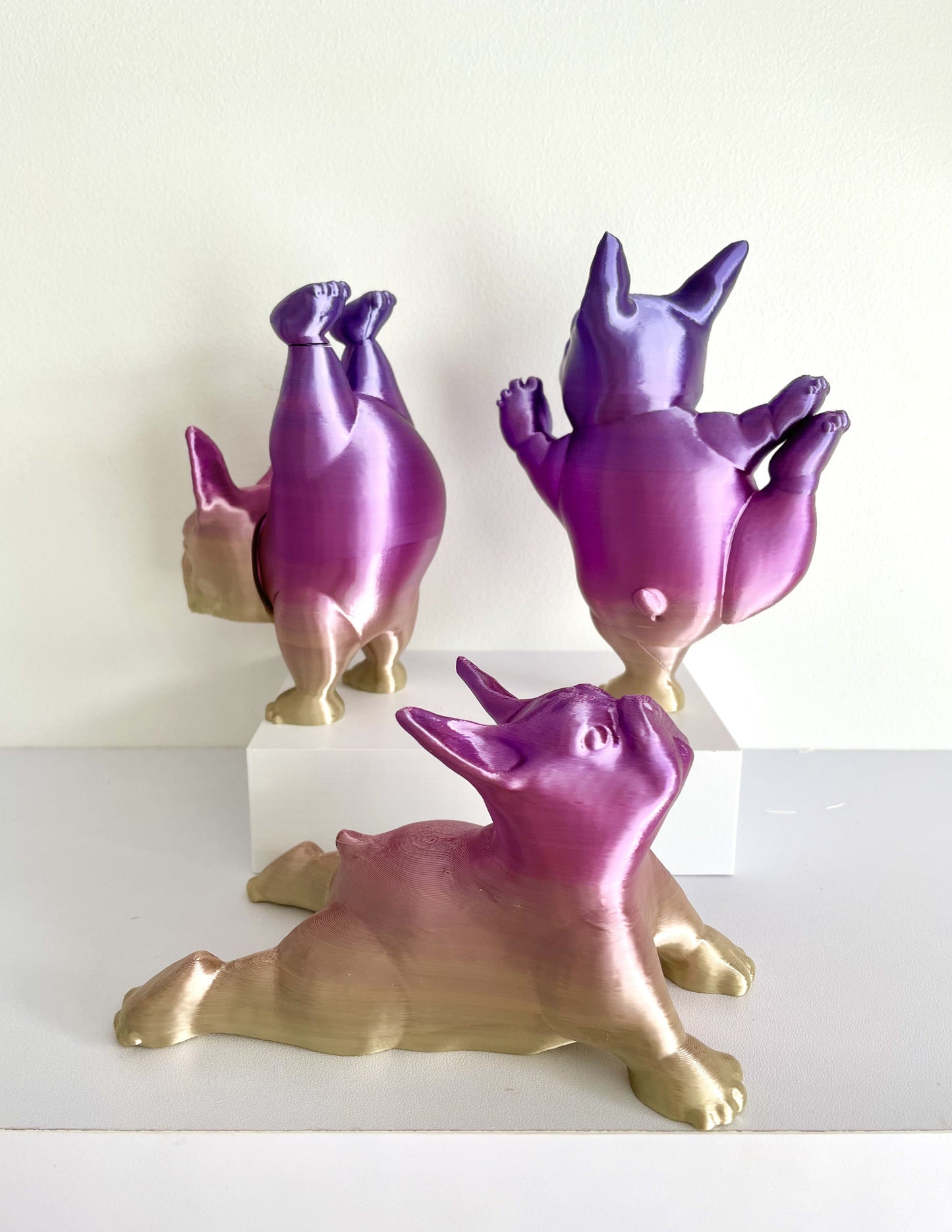 Boston Terrier Delight: Adorable 3D Printed Display – Decorative Gift - GoodBuy.ai