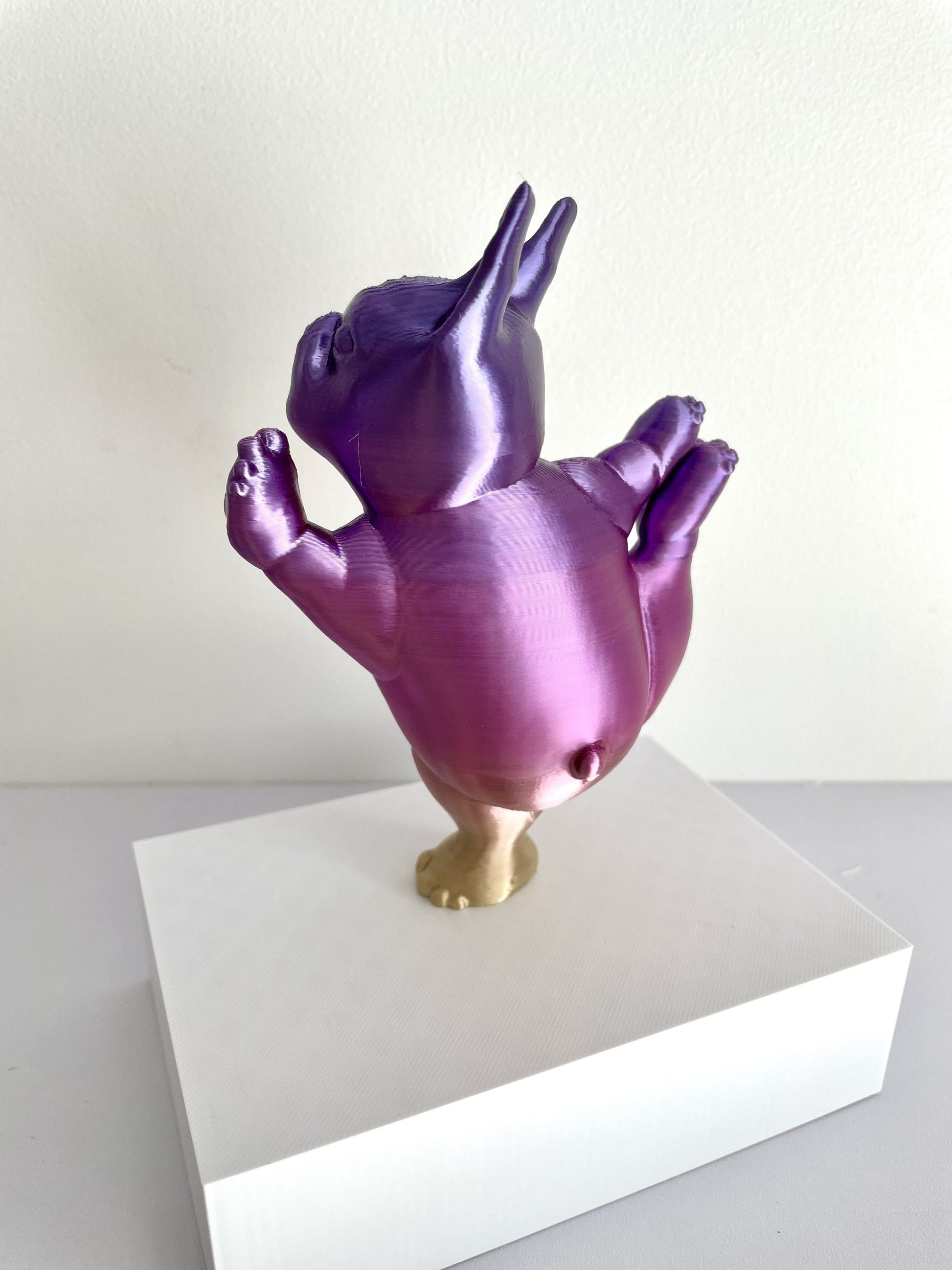 Boston Terrier Delight: Adorable 3D Printed Display – Decorative Gift - GoodBuy.ai