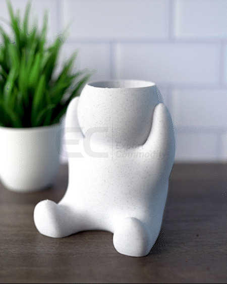 Chunky People 03 - Custom Figurine in Stone Marble Plastic - GoodBuy.ai