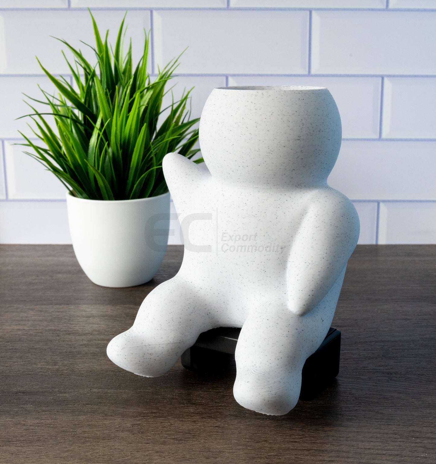 Chunky People 02 - Custom Figurine in Stone Marble Plastic - GoodBuy.ai