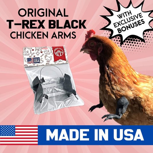 T-rex Black Chicken Arms Made in Texas USA Meme Tyrannosaurus Rex Dinosaur Chicken Arms Black Friday - GoodBuy.ai