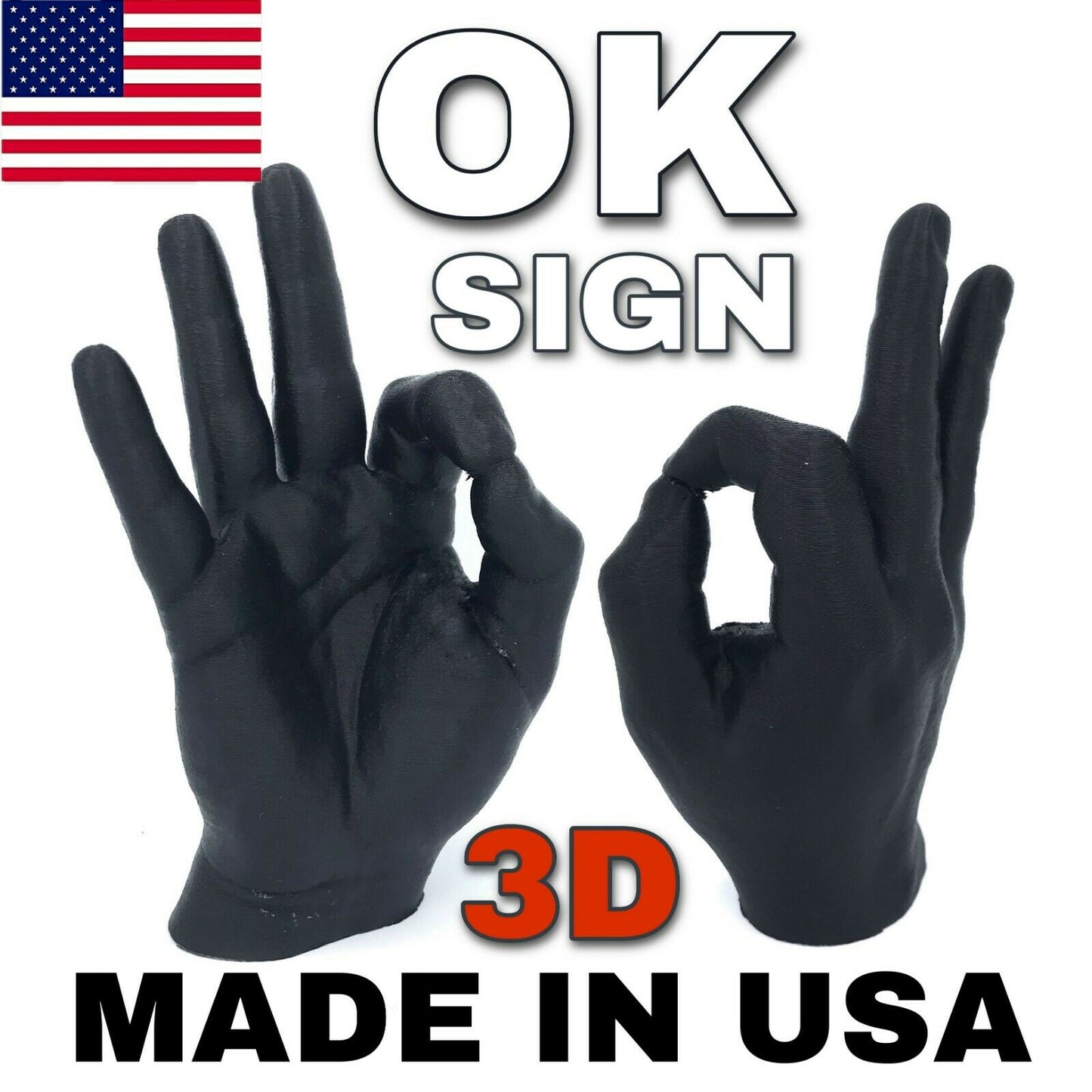 👌👊😂OK HANDSIGN MEME 3D PRINTED CIRCLE GAME OK SYMBOL PUNCH UR FRIENDS ALL DAY - GoodBuy.ai