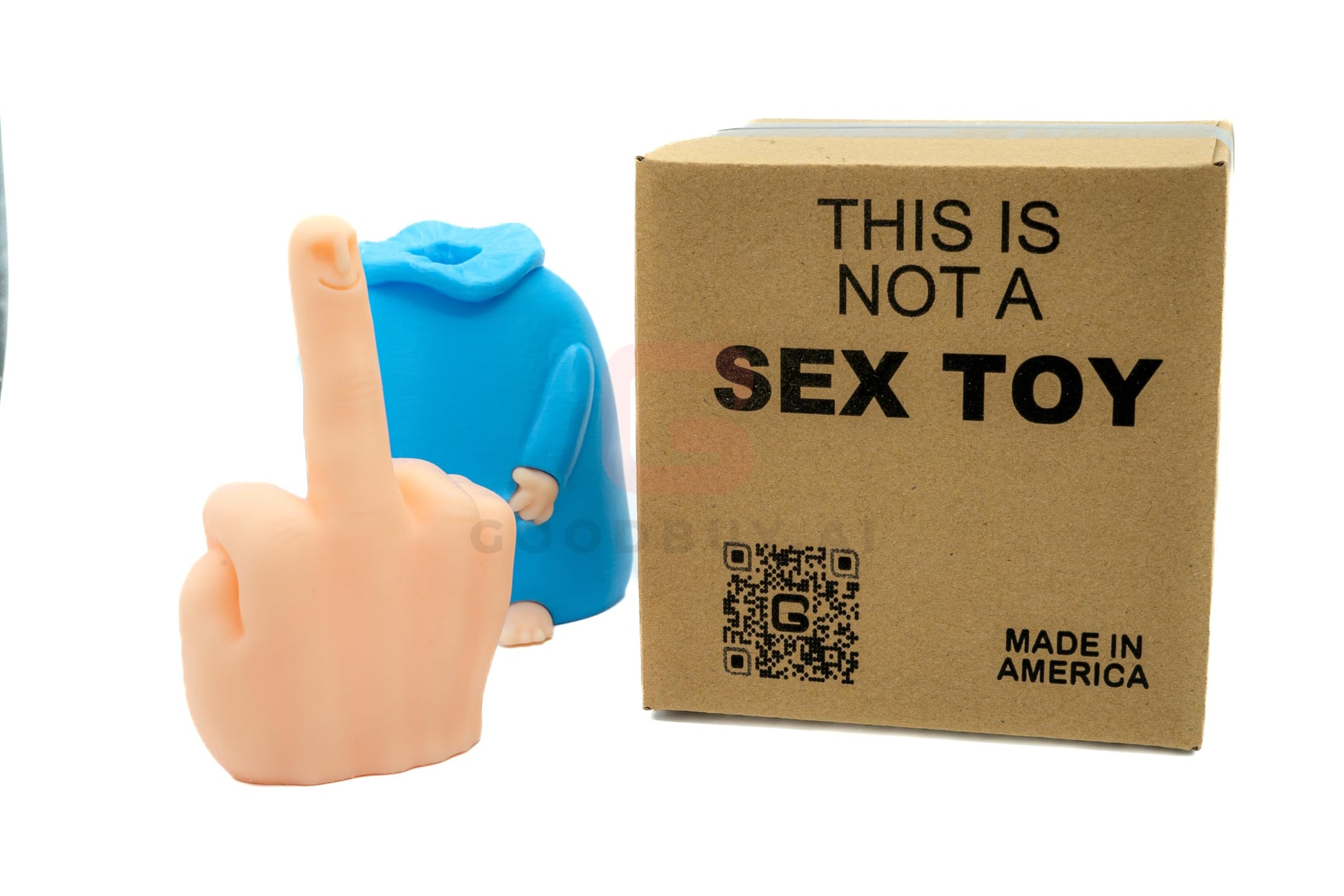 GoodBuy.ai's Mr. Nice Guy - Ultimate Prank Gift in "Not a Sex Toy" Box - 3D Printed Viral Sensation - GoodBuy.ai