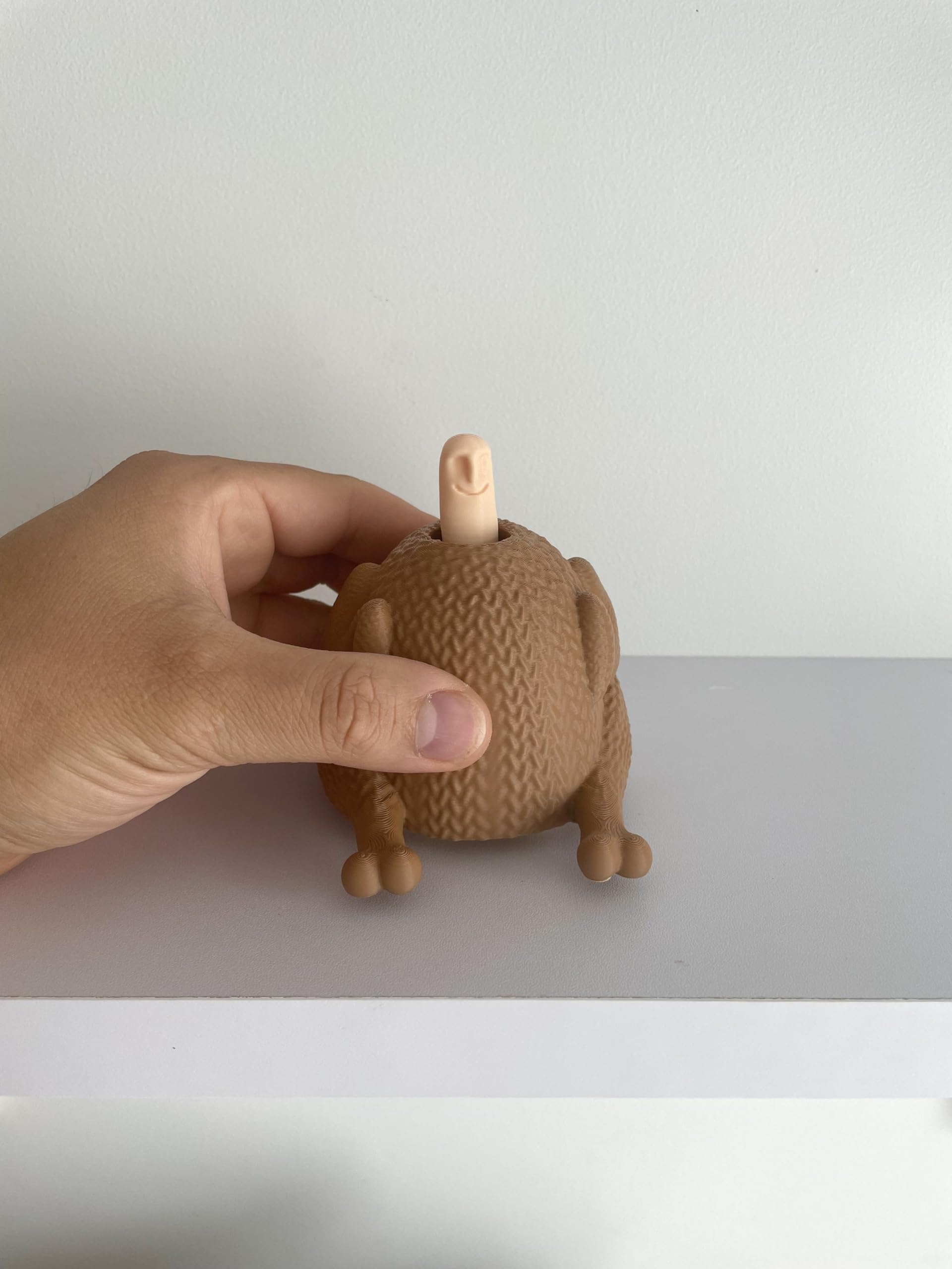 Mr. Nice Turkey - 3D Printed Prank Turkey Figurine with a Twist - GoodBuy.ai