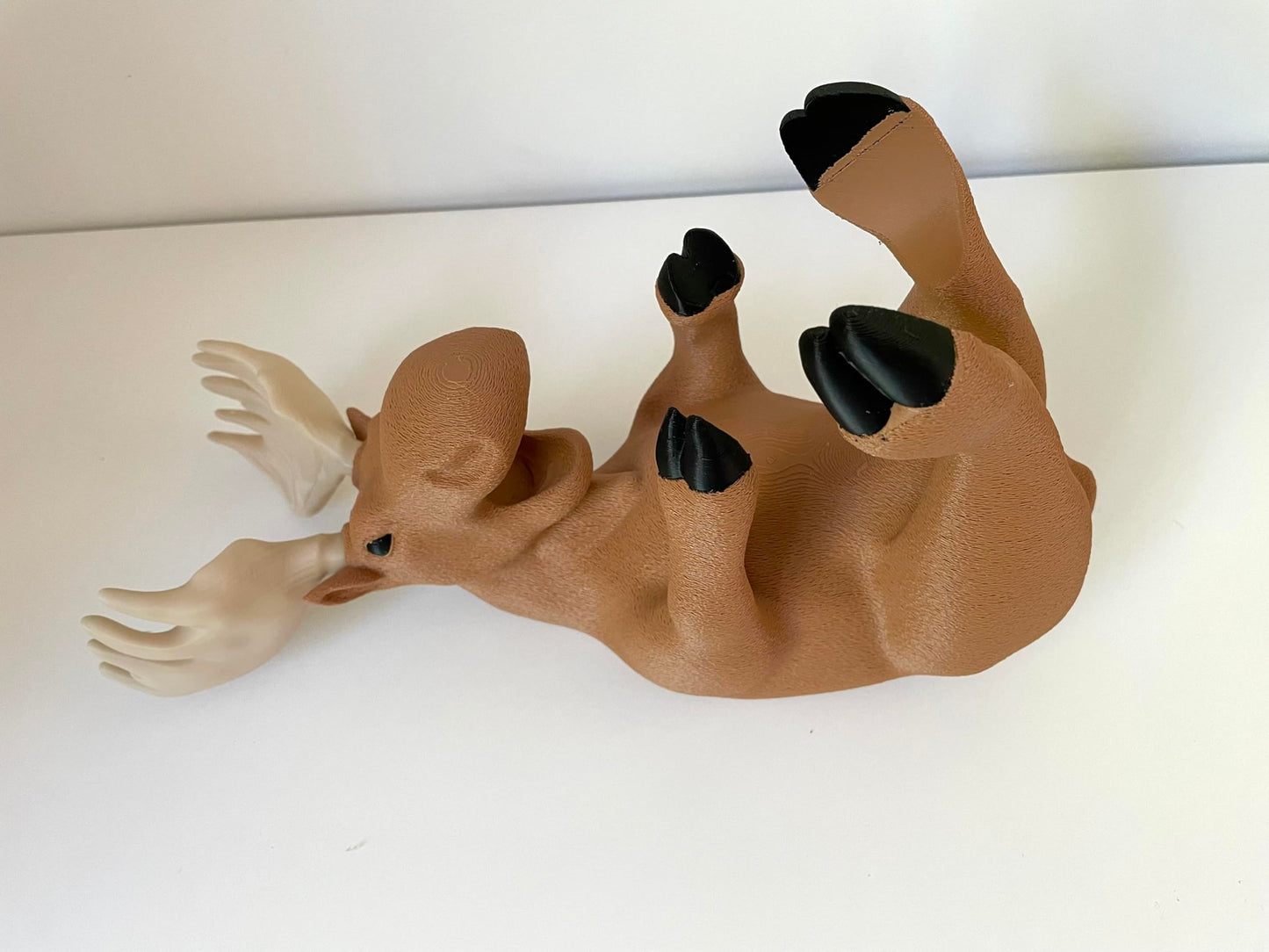 GoodBuy.ai's Tipsy Moose Wine Cradle 3D Printed Moose Wine Bottle Holder - Quirky Home Decor - GoodBuy.ai