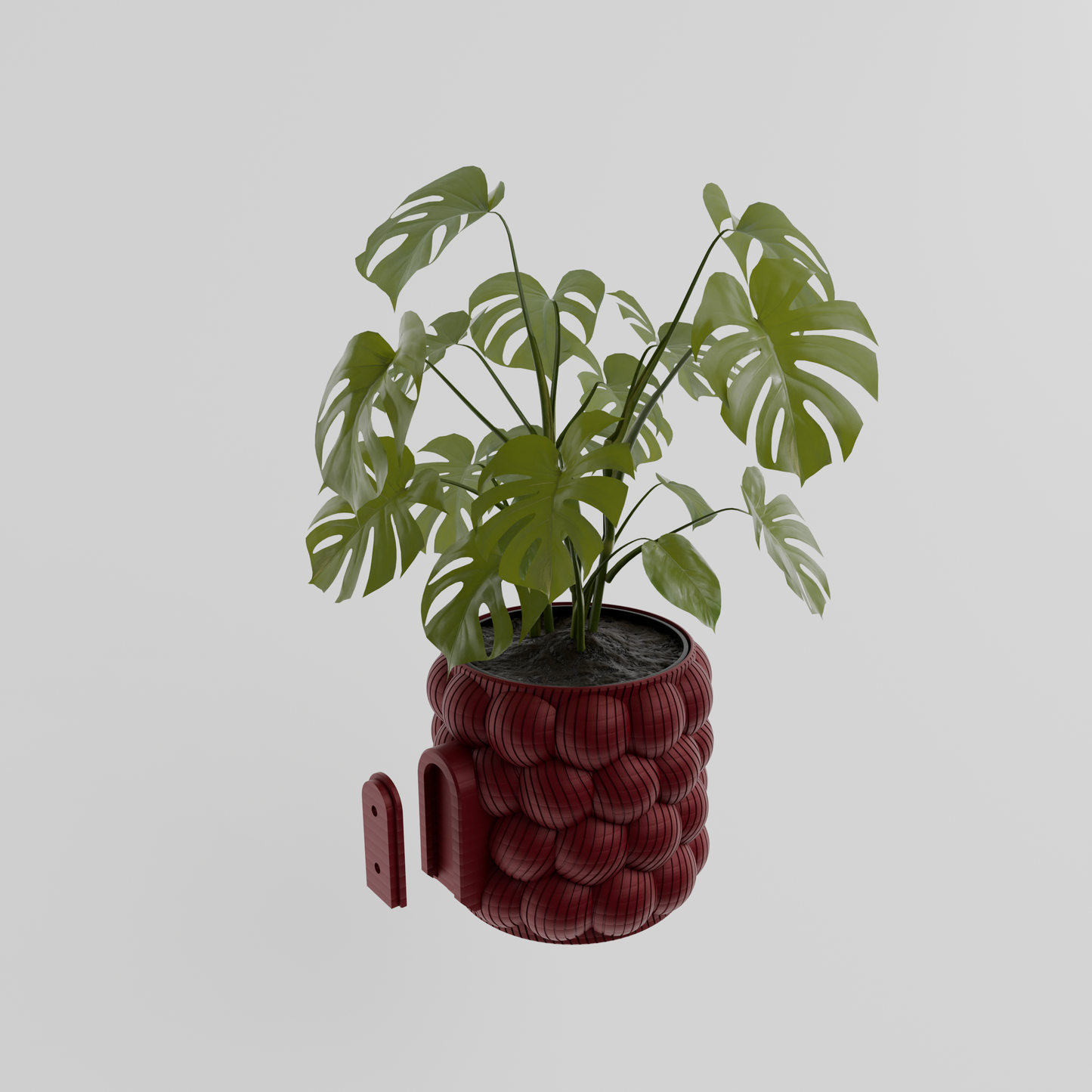 GoodBuy.ai 3D Printed Wall Pot - Elegant Home Décor Accent Piece